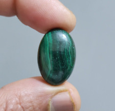 Beautiful Green Malachite Cabochon Oval Shape 33 Crt Malachite Loose Gemstone picture