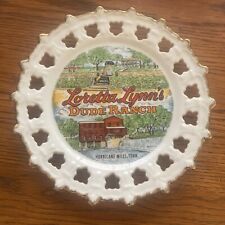 Loretta Lynn Dude Ranch Souvenir Plate Decor Plate. Vintage Loretta Lynn Fan picture