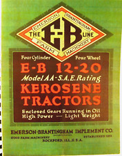  Emerson-Brantingham Implm.Model  AA--S.A.E. Rating Kerosene Tractors E-B 12-20 picture