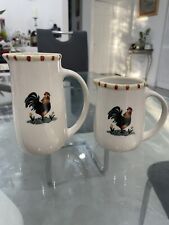 Vintage Rooster Measuring Cups By Vantage Set Of 2 picture
