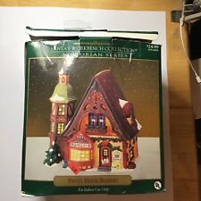 Heartland Valley Village BAKERY Porcelain Lighted House, w/ cord & bulb Used picture