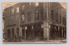 Antique Old Postcard REIMS BOMBINGS 1914-17 RUINS BANK CREDIT UNION FRANCE WW1 picture