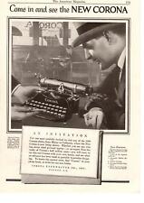 1923 Corona Typewriter Co. Groton New York Rochester NY Store Showroom Print Ad picture