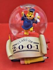 Disney's Winnie The Pooh Class Of 2001 Snow Globe Bought From The Disney Store picture