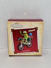 Hallmark Keepsake Ornament 2004 Muppets Kermit the Frog Pedal Power Bicycle NIB picture