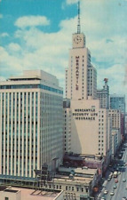 Mercantile National Bank Building at Main Street in Dallas, TX vintage picture
