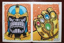 2017 Marvel Premier Sketch Thanos Eddie Price picture