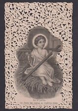 Estampa canivet antique de Jesus Niño image pieuse santino holy card picture