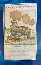 VINTAGE Wilmington And Western Railroad Weather Postcard picture