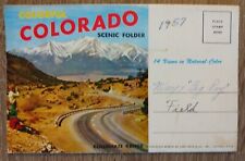 Colorado Souvenir Scenic 1957 Folder - 14 Views picture