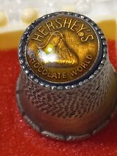 RARE VINTAGE THIMBLE HERSHEY'S CHOCOLATE WORLD picture