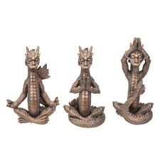 PT Pacific Trading Yoga Chinese Dragon Resin Figures Set of 3 picture