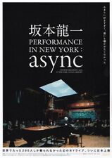 Async Ryuchi Sakamoto New York Japanese Chirashi Mini Ad-Flyer Poster 2017 picture