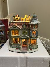 Lemax Twas The Night Before Christmas Musical Lighted House Building 2008 picture