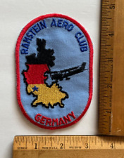 Vintage USAF Ramstein Aero Club Germany Military Patch picture