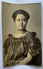 Antique Princess of Fiji Postcard Adi Cakaban A Favorite Princess Real Photo picture