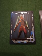 Ahsoka Tano 2019 Topps Star Wars Masterwork BLUE Parallel and Base picture