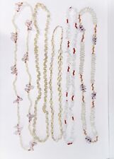 Vintage Hawaiian And Tahitian Shell Necklaces 5 Strands picture
