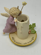 Hallmark Keepsake Christmas Ornament 2008 Let it Shine Angel Looking at Candle picture