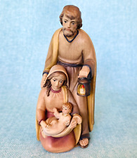 Lackner Holy Family of Nazareth Nativity Figurine Carved Wood Salzburg Austria picture