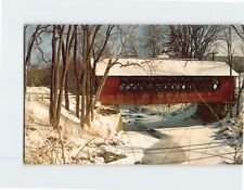 Postcard The Creamery Covered Bridge in Brattleboro Vermont USA picture