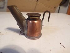 VINTAGE RARE CROWN MINERS LAMP/TEA KETTLE TRADEMARK SIGNED  picture