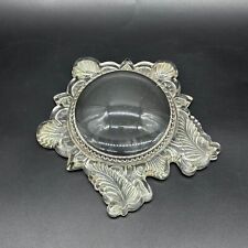 Antique Magnifying Glass Victorian Glass Pressed S Paperweight Desk Office picture