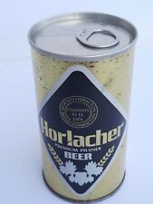 Horlacher Premium Pilsner 12oz Bottom Opened Collectible Pull Tab Beer Can picture