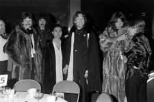 Yoko Ono John Lennon and Carly Simon attend the opening of a - 1977 Old Photo 2 picture