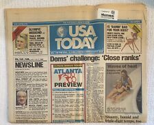 USA TODAY July 1988 Newspaper with 10 Page ATLANTA Preview, Bambi, Elvis, & More picture