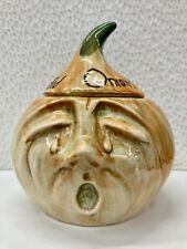 Toni Raymond Pickled Onions Condiment Pot & Lid, Crying Ceramic Bowl 1950's  picture
