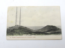 Mt. Tamalpais CA c1908 Postcard Wireless Telegraph Posted Station Lindsborg KS picture