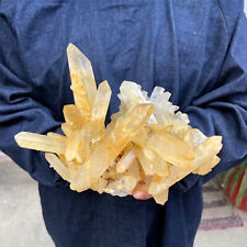 TOP 2.72LB Natural Clear quartz Cluster vug crystal point Specimen healing F1934 picture