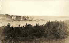 Isle au Haut Maine ME General View c1920s-30s Real Photo Postcard picture