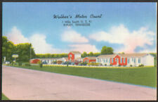 Walker's Motor Court US 51 Ripley TN postcard 1950s picture
