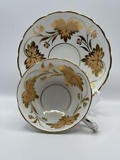 Rare Vintage Jackson Gosling Gold & Peach Rosslyn Teacup & Saucer picture