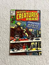 Where Creatures Roam #1 Marvel Comics 1970 Bronze Age Horror picture