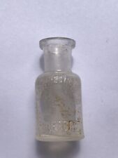 Antique Mini bottle Odessa Bacteriological station Poison 1800's picture
