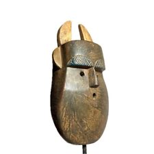 African Mask Tribal Wood Hand Carved Wall Hanging Toma Angbai Mask-727 picture