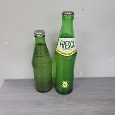 2 LOT Vintage 1970s Fresca 10 Ounce Collectible Soda Bottle 