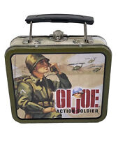 Vintage G.I. Joe Action Soldier - Mini Metal Tin Lunch Box By Hasbro Inc. 1998 picture