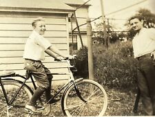S3 Photograph Boy On New Bike Father 1930-40's picture
