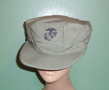 US Marine Corps USMC OD Green 8 Point Ripstop Utility Cover Hat Cap Size X-Large picture