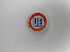 United Electrical Workers Union UE Labor Pin Button - 1