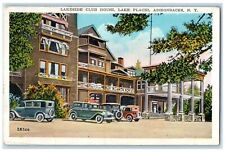 c1940s Lakeside Club House Exterior Lake Placid Adirondacks New York NY Postcard picture
