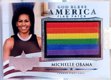 RAINBOW FLAG VARIATION 2020 LEAF DECISION FLAG PATCH MICHELLE OBAMA #GBA-49 picture