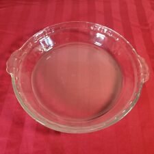 Vintage Pyrex Fluted Pie Pan with Handles, #229, Round Dish 9.5 inches, VGC picture