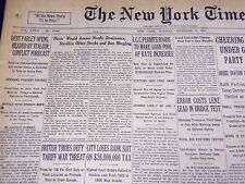1931 DEC 8 NEW YORK TIMES - NAZIS WOULD ASSURE NORDIC DOMINANCE - NT 2174 picture