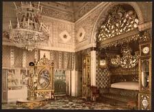 Bedchamber of the late Bey of Tunis Kasr-el-Said Tunisia c1900 OLD PHOTO picture