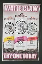 WHITE CLAW HARD SELTZER POSTER 17